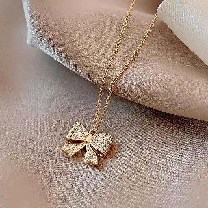 Bowtox - A Dainty Bow Necklace