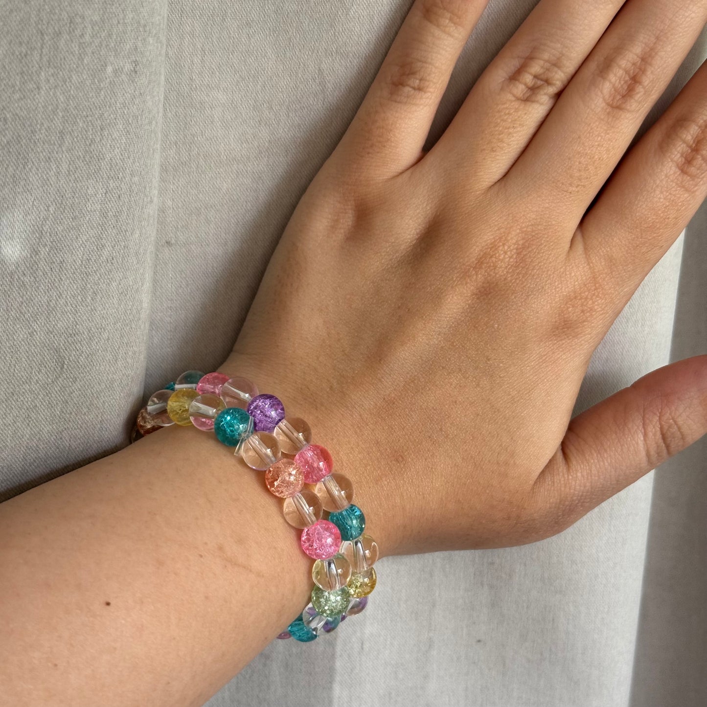 Bubble Trouble – Crystal Bead Y2K Bracelets