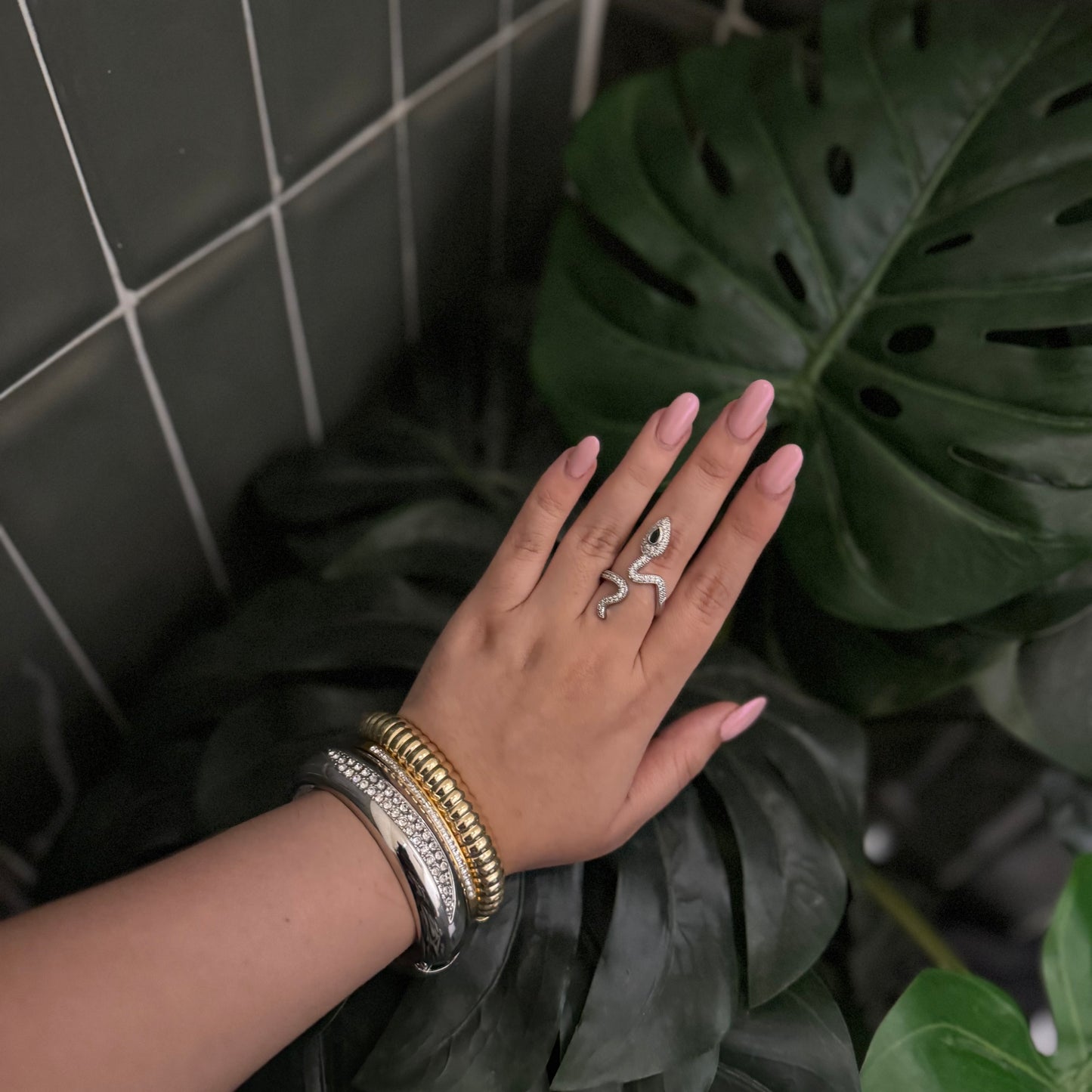 Hard Launch – Chunky Silver Statment Bangle