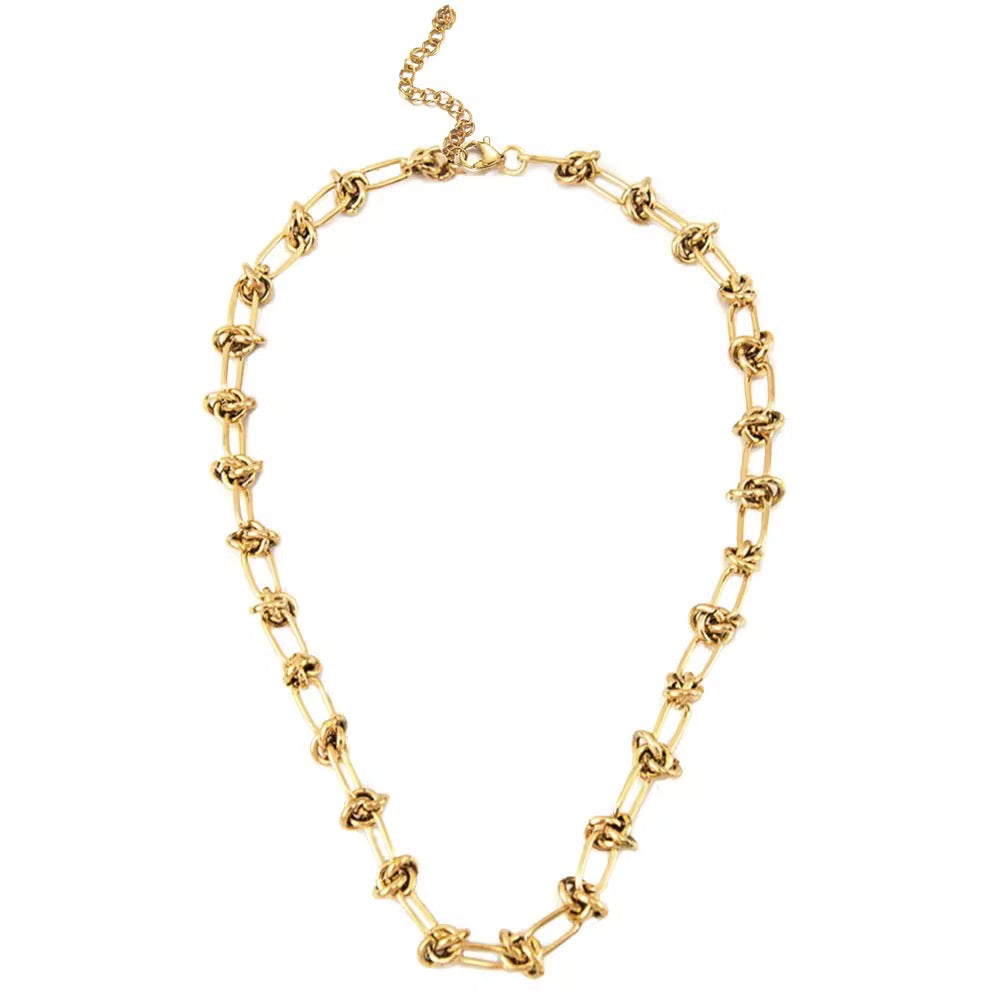 Knot Your Basic Chain - Statement Link Necklace