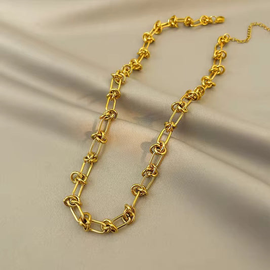 Knot Your Basic Chain - Statement Link Necklace