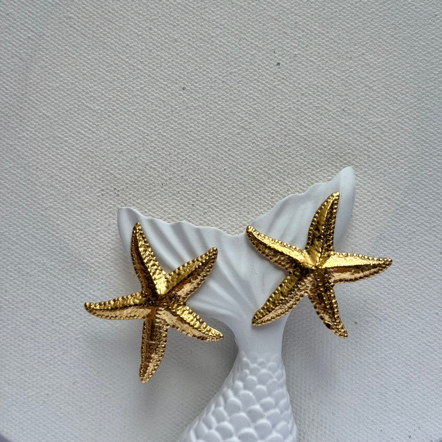 Sea You Never - Gold Starfish Earrings