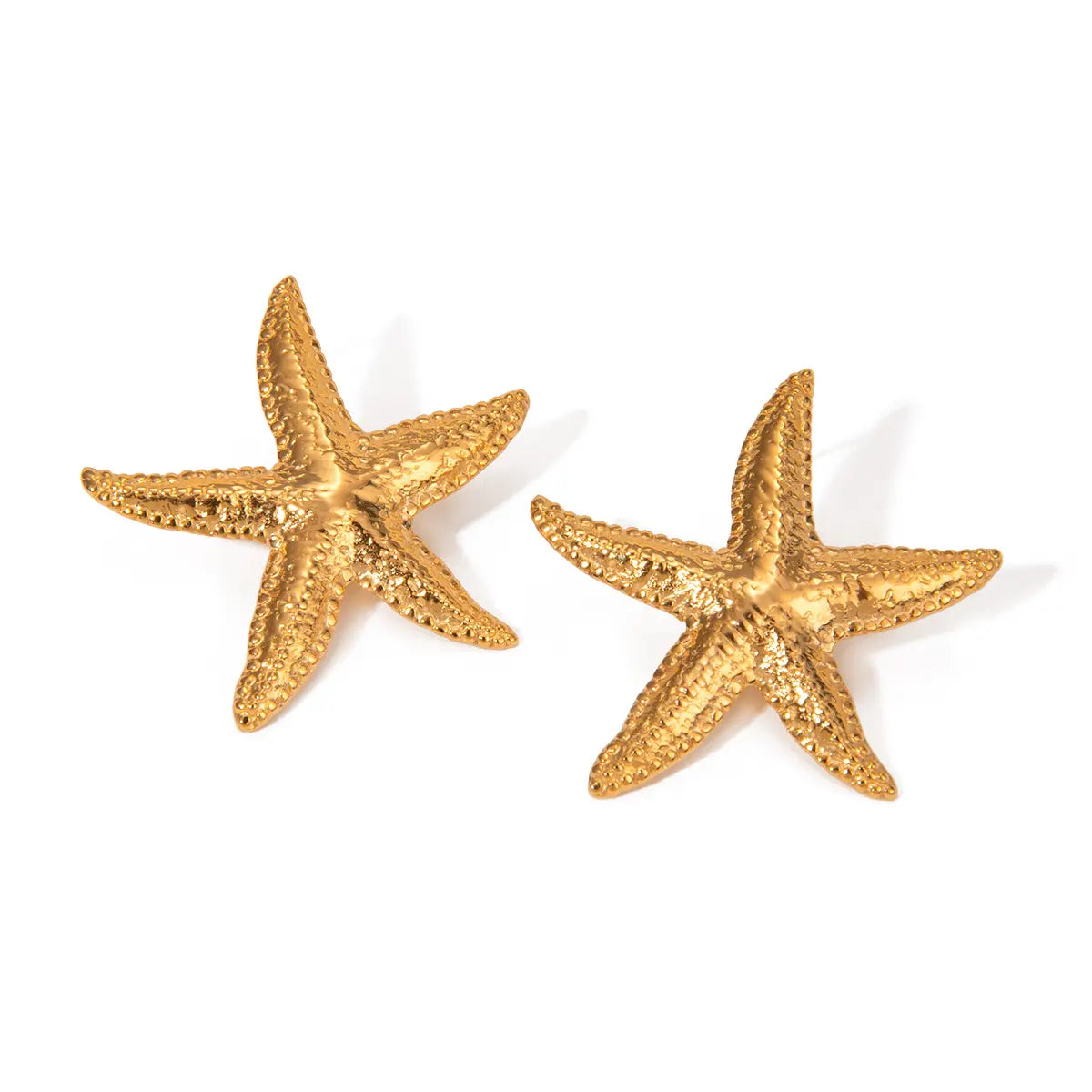 Sea You Never - Gold Starfish Earrings