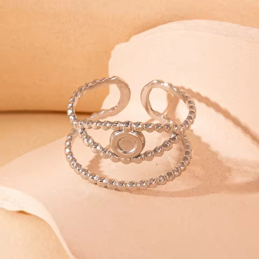 Side Eye – Silver Evil Eye Ring