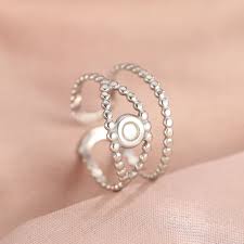 Side Eye – Silver Evil Eye Ring