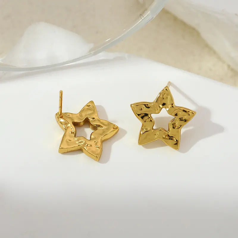 Star Crossed – Gold Statement Studs