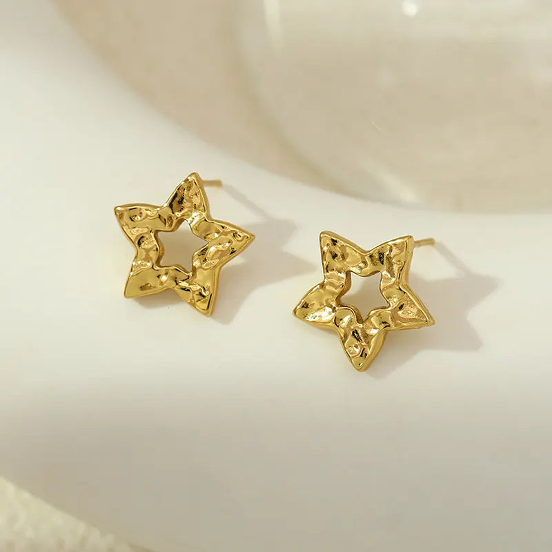 Star Crossed – Gold Statement Studs