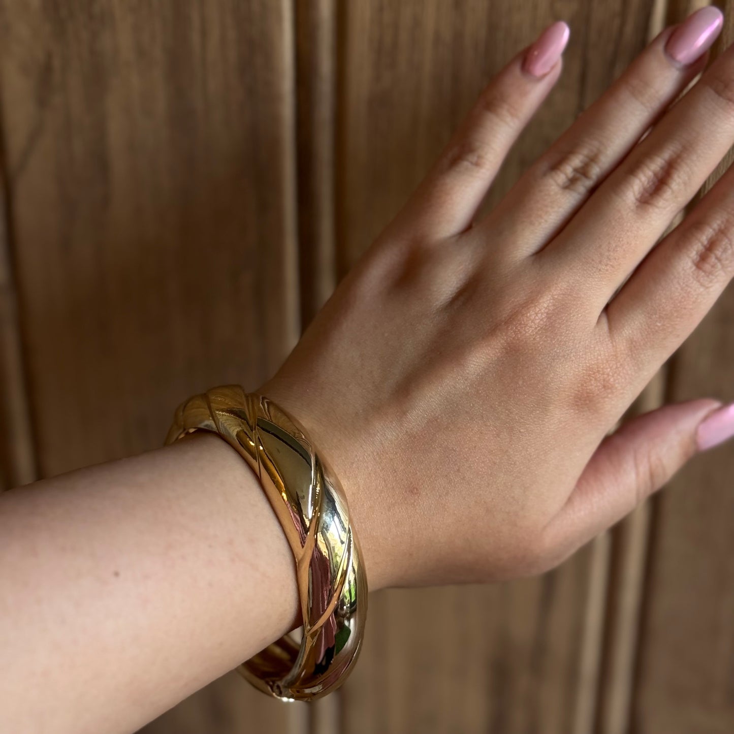 Bold Move – Chunky Gold Statement Bracelet