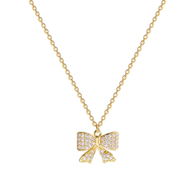 Bowtox - A Dainty Bow Necklace