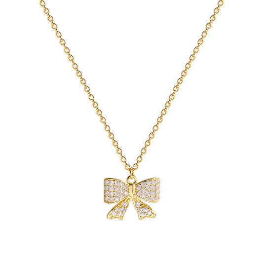 Bowtox - A Dainty Bow Necklace