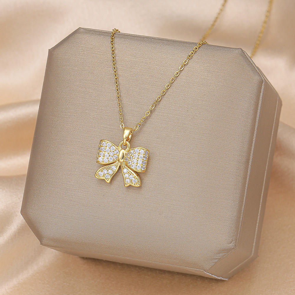 Bowtox - A Dainty Bow Necklace