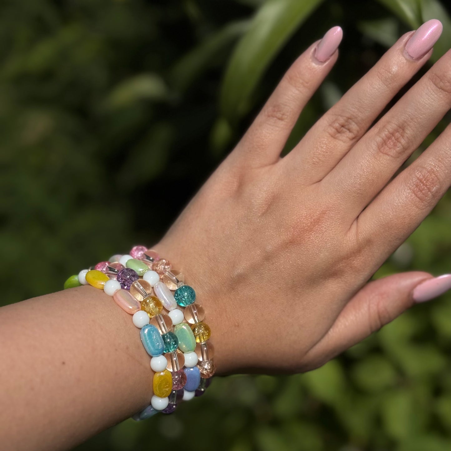 Bubble Trouble – Crystal Bead Y2K Bracelets