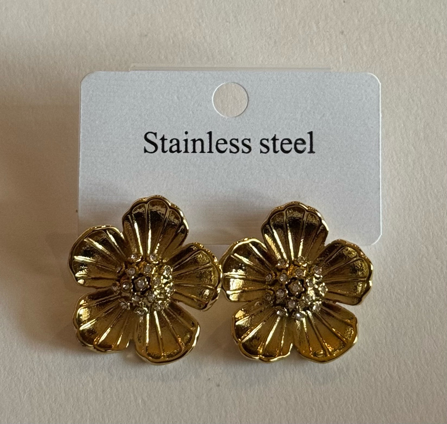 Floral Daze - Gold Flower Earrings
