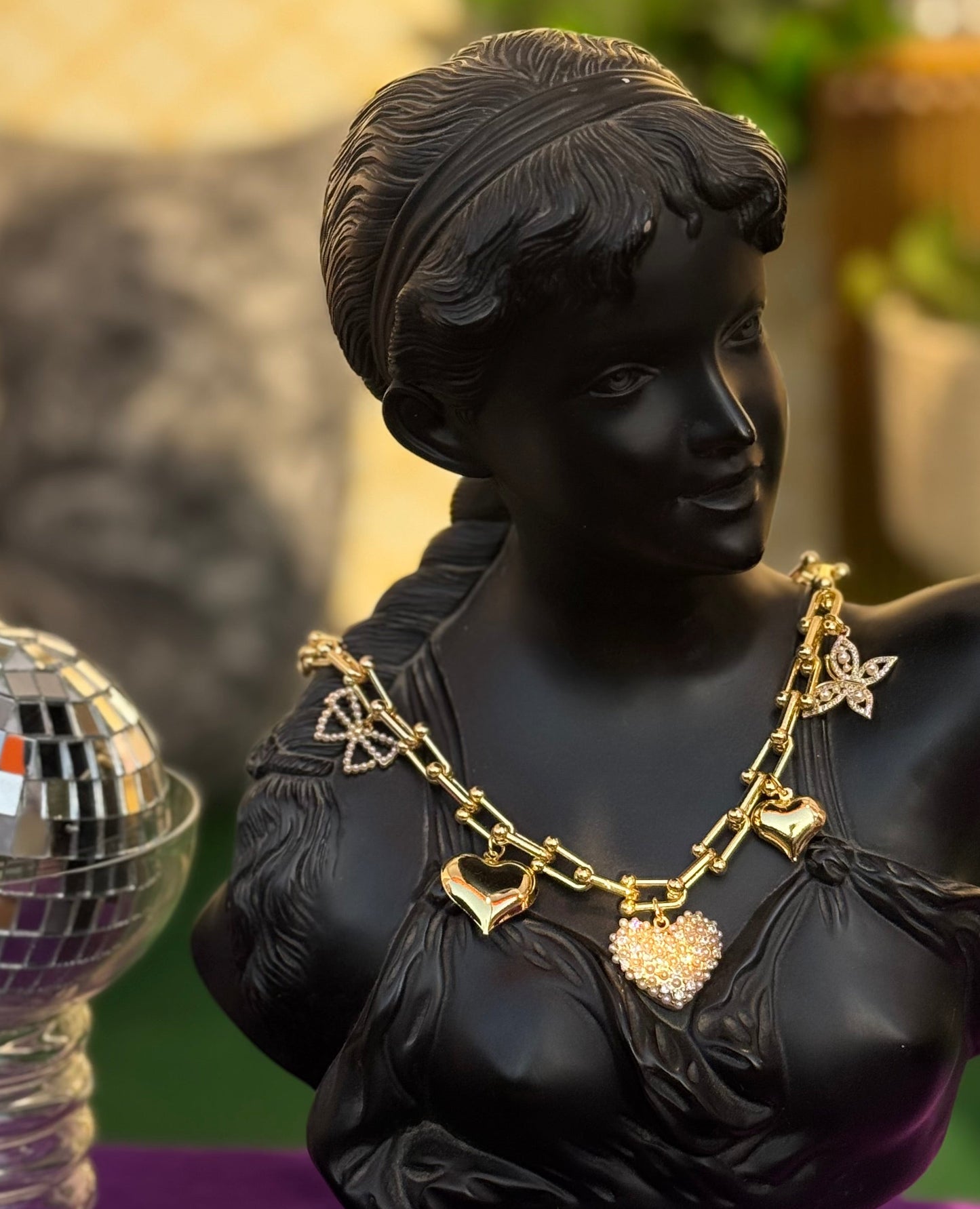 Riot Ready - Golden Charm Necklace