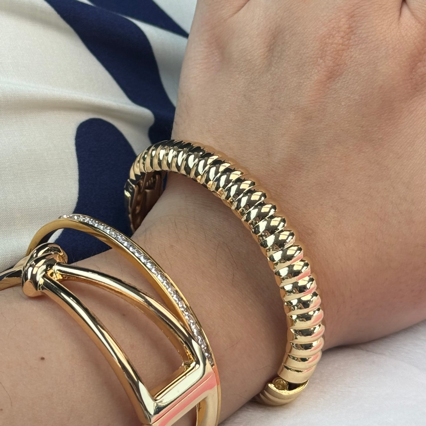 Plot Twist – Twisted Gold Bangle