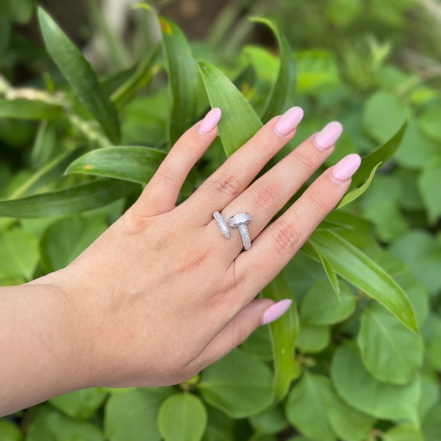 Screw It – Silver Statement Wrap Ring