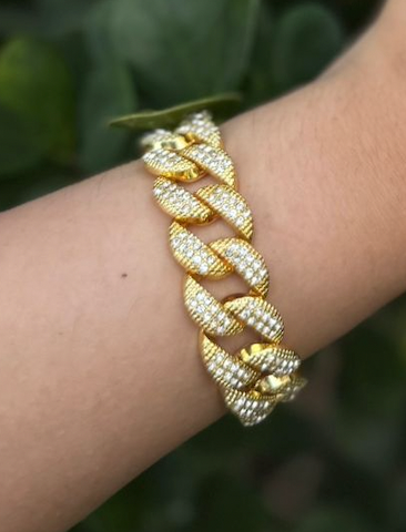Sneaky Link - Gold & Silver Bracelet