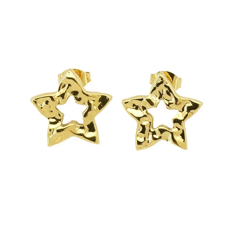 Star Crossed – Gold Statement Studs