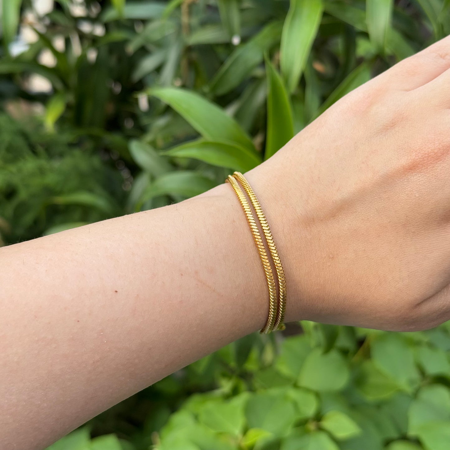 Twice As Nice – Double-Layer Gold Chain Bracelet
