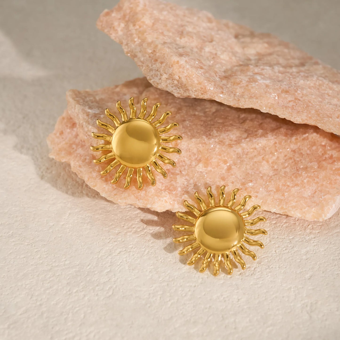 Golden Hour – Radiant Sun Earrings