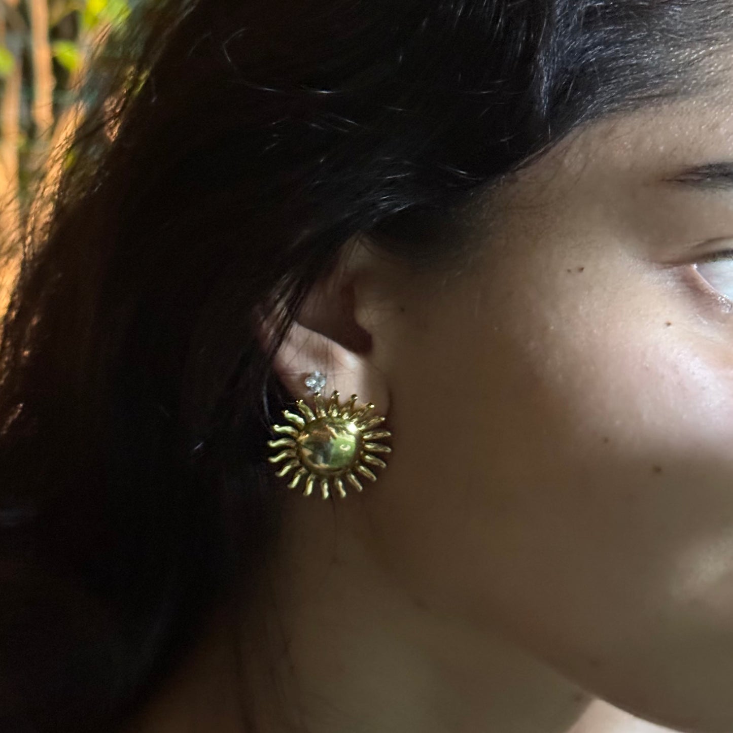 Golden Hour – Radiant Sun Earrings