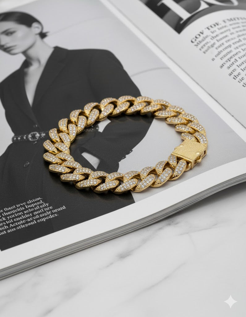 Sneaky Link - Gold & Silver Bracelet