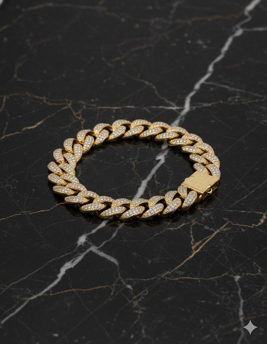 Sneaky Link - Gold & Silver Bracelet